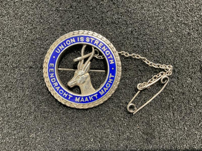 Gradia Militaria -  WW1/2 South African Military forces English made sweetheart