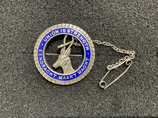 Gradia Militaria -  WW1/2 South African Military forces English made sweetheart