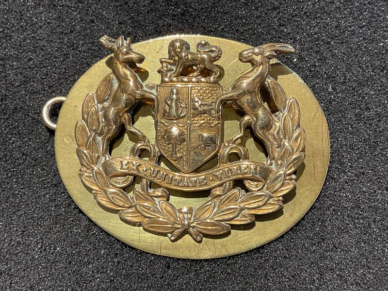 WW2 S.A brass Warrant officers sleeve badge