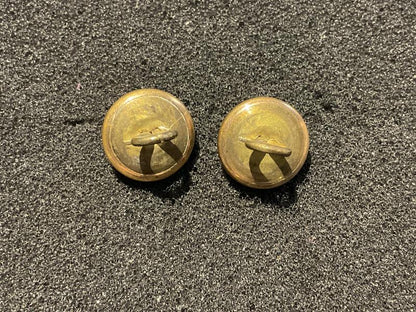 South African Infantry brass hat buttons