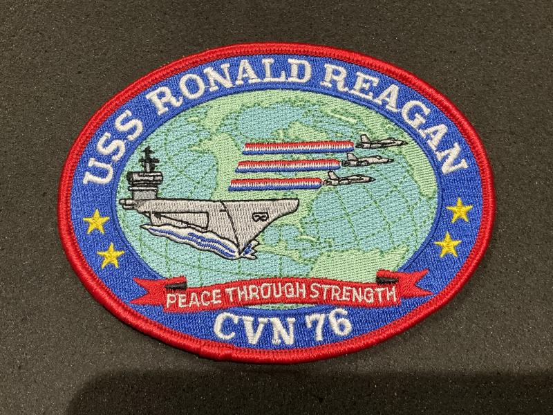 Gradia Militaria -  USS RONALD REAGAN CVN 76 Patch