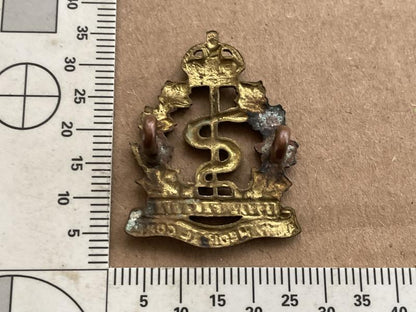 WW2 Royal Canadian Army Medical Corps collar badge