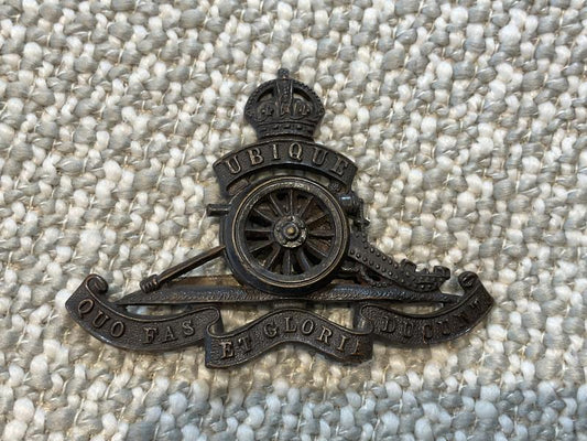 Gradia Militaria -  Post 1902 Royal Artillery O.S.D cap badge