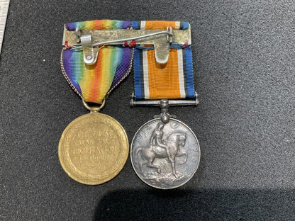 Pair; 4198 PTE P.BOYLE K.R.R.C (plus 3 other Regts)