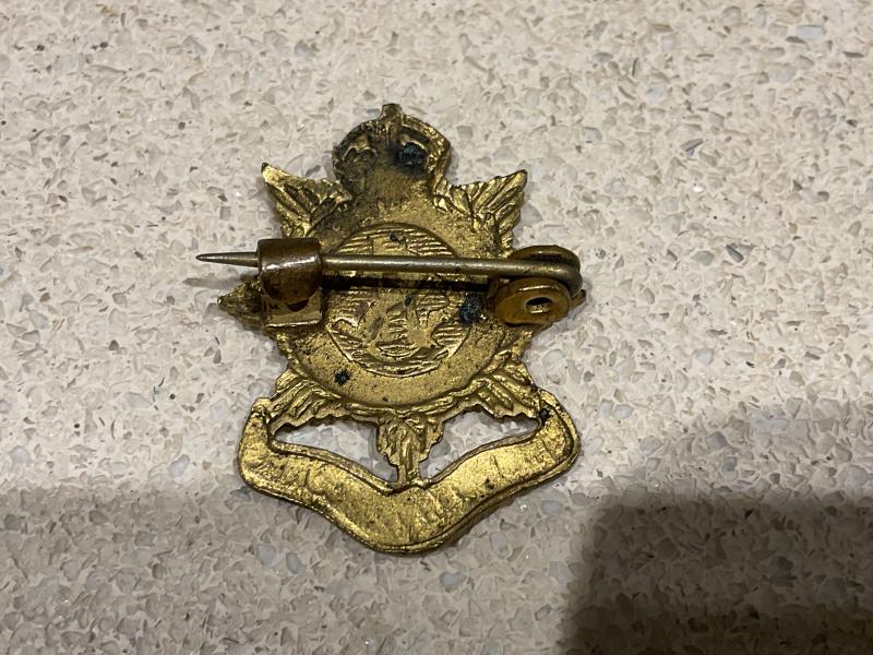 Post 1902 Army Service Corps sweetheart badge