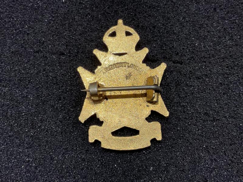 6th City of London Rifles O.C.A lapel badge