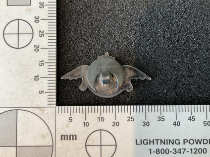 Fleet Air Arm silver & coloured enamel lapel badge