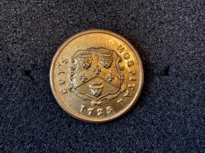 Gradia Militaria -  Guys Hospital 1725 flat backed button