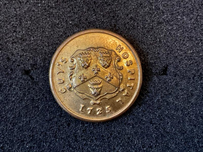Gradia Militaria -  Guys Hospital 1725 flat backed button