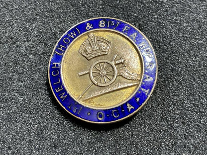 1st Welch (How) & 81st F.A Bde R.A.T O.C.A enamel badge