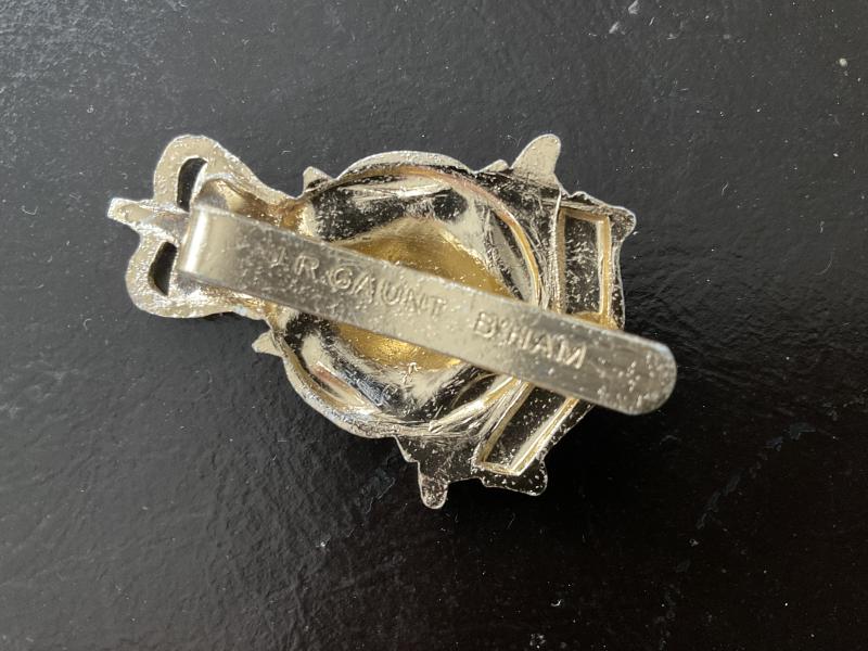 Anodised Yorkshire Brigade cap badge