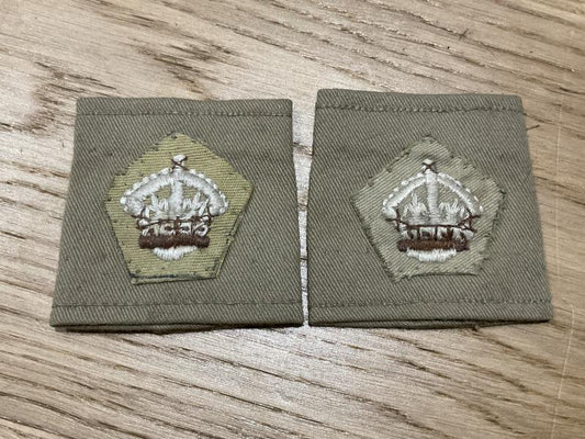 Gradia Militaria -  WW2 Desert/Tropical British Majors rank shoulder slides