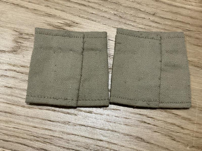 WW2 Desert/Tropical British Majors rank shoulder slides