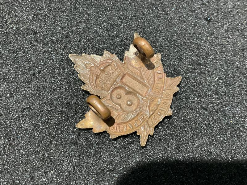 WW1 C.E.F 18th Infantry Battalion collar badge