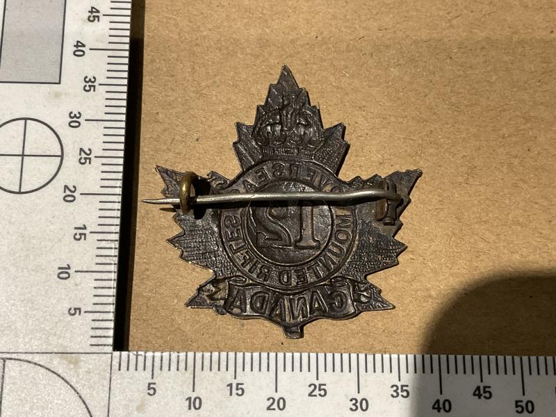 WW1 C.E.F 12th Mounted Rifles cap badge