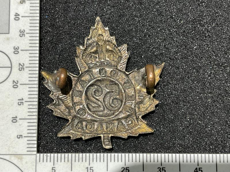 WW1 C.E.F 52nd Infantry Battalion collar badge