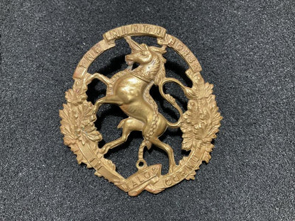 Gradia Militaria -  Mississauga Horse of Canada helmet plate