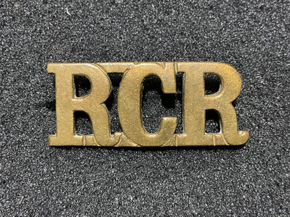 Gradia Militaria -  WW2 Royal Canadian Regiment shoulder title