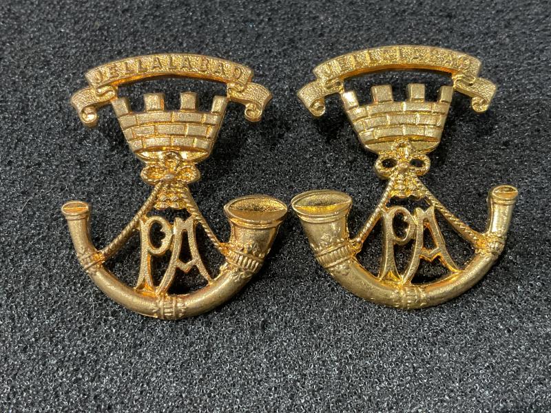 Gradia Militaria -  Somerset Light infantry (Prince Alberts) collar badges