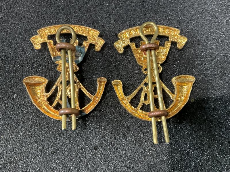 Somerset Light infantry (Prince Alberts) collar badges