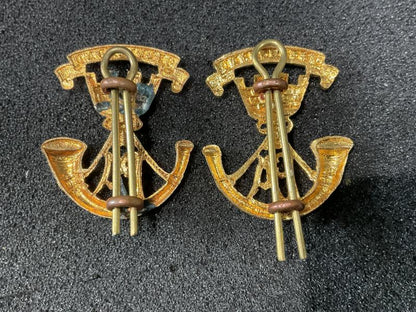 Somerset Light infantry (Prince Alberts) collar badges