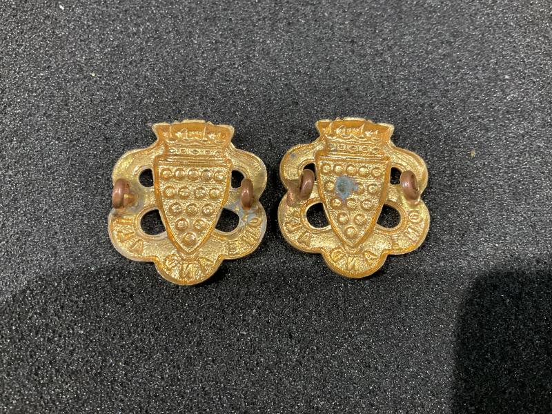 Duke of Cornwalls Light Infantry collar badges