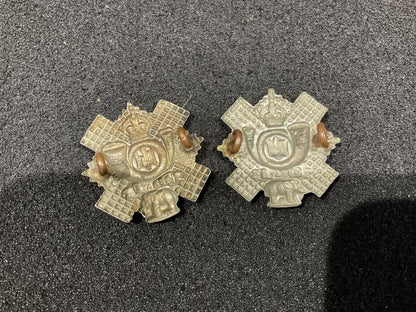 WW1/2 Highland Light Infantry collar badges