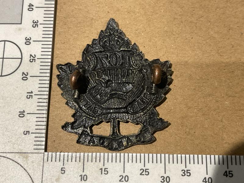 WW1 C.E.F 106th Infantry Battalion collar badge