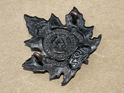 WW1 C.E.F 127th Inf Batt, 12th York Rangers cap badge