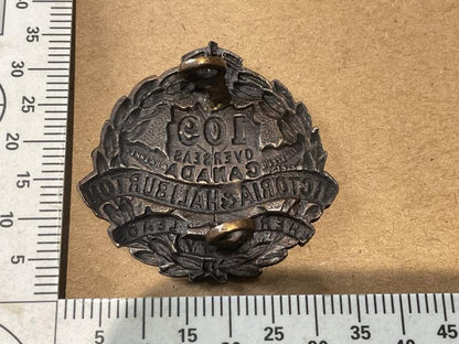 WW1 C.E.F 109th Inf Battalion collar badge.