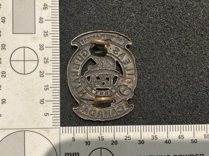 WW1 C.E.F 134th Inf Bn,48th Highlanders collar badge
