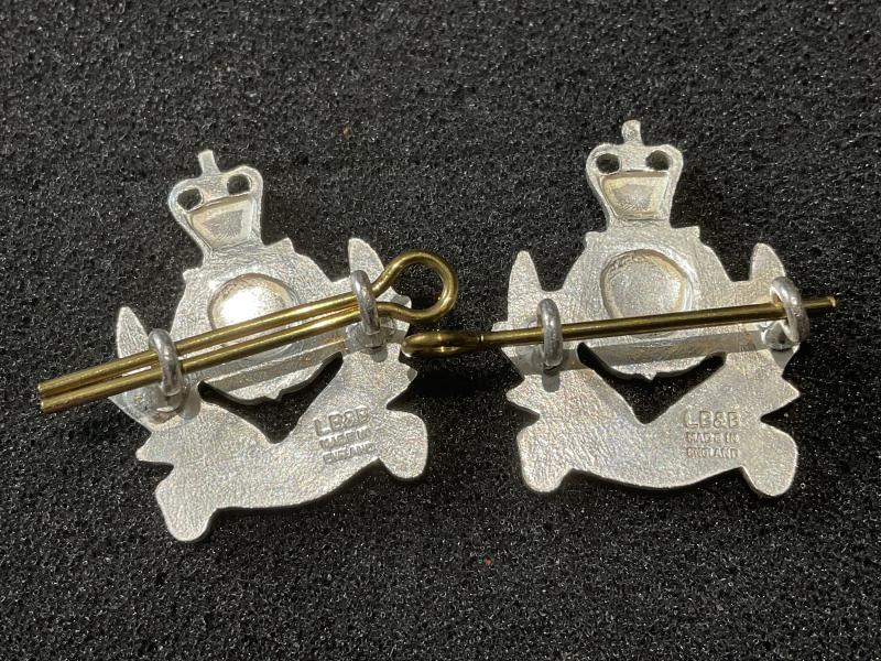 Post 1952 Intelligence Corps officers silvered collar badges