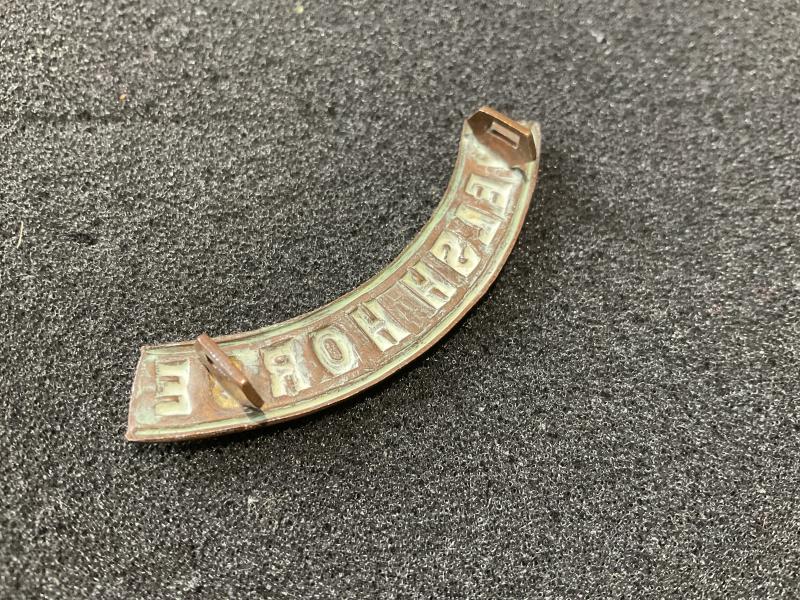 WW1 WELSH HORSE bronzed shoulder tile 1914-17