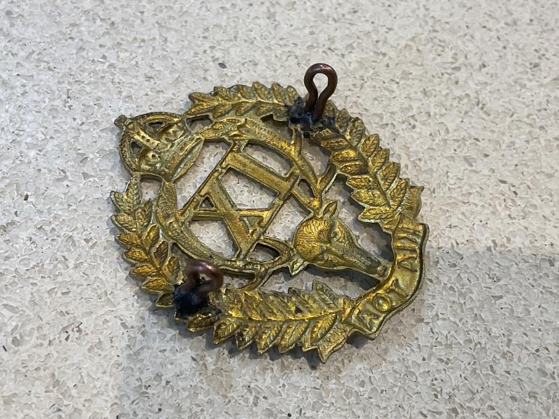 WW1/2 9th Wellington (east Coast Rifles) Regt cap badge
