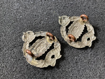 WW2 Royal Tank Regiment collar badges