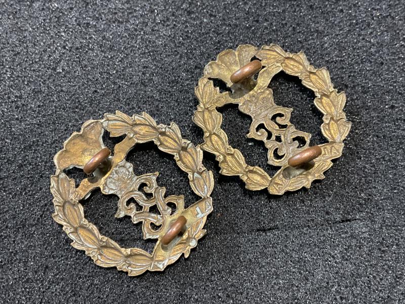 The Middlesex Regiment collar badges