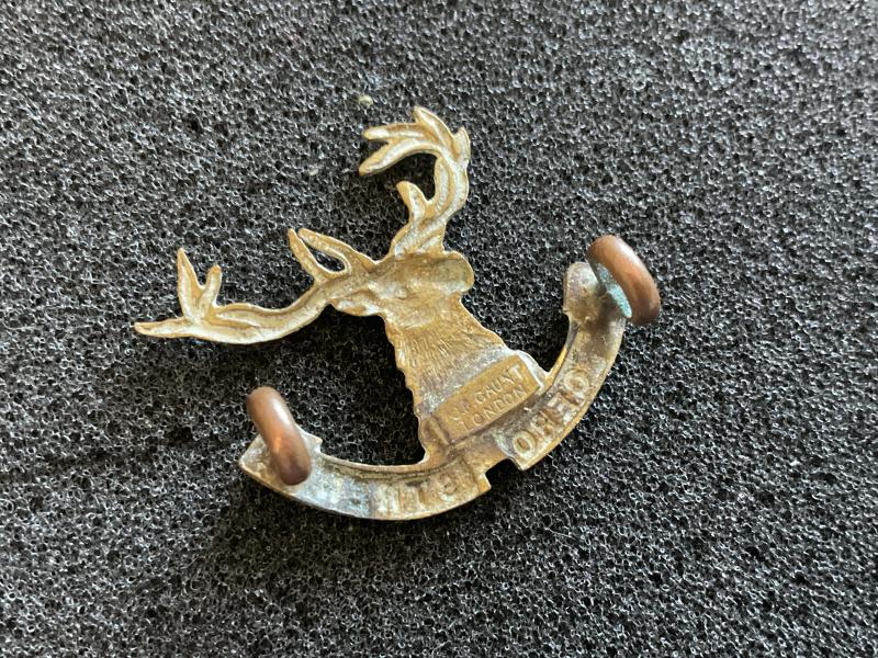 WW1 N.Z 10th Nelson Mounted Rifles collar by GAUNT