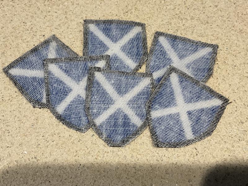 WW2 Printed 52nd (Lowland) Infantry division formation sign