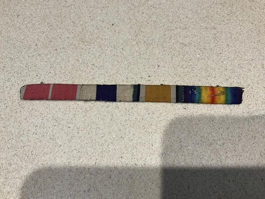 Gradia Militaria -  WW1 O.B.E/ M.C & Pair full-size medal bar