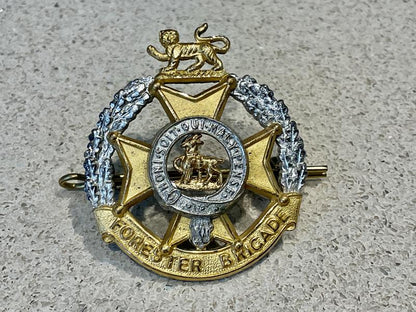 Gradia Militaria -  Forester Brigade officers No 1 dress cap badge