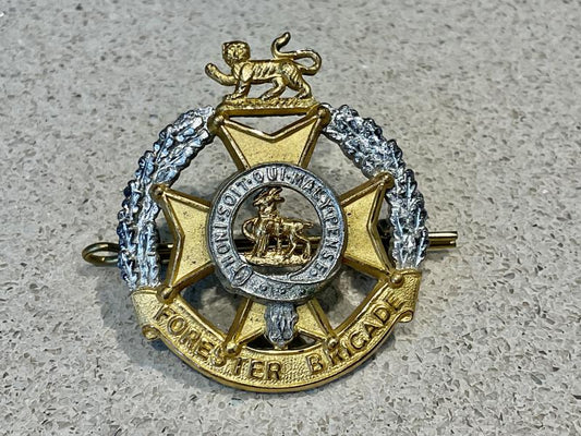 Gradia Militaria -  Forester Brigade officers No 1 dress cap badge