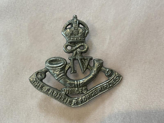 Gradia Militaria -  4th Wildes Frontier Force Rifles cap badge