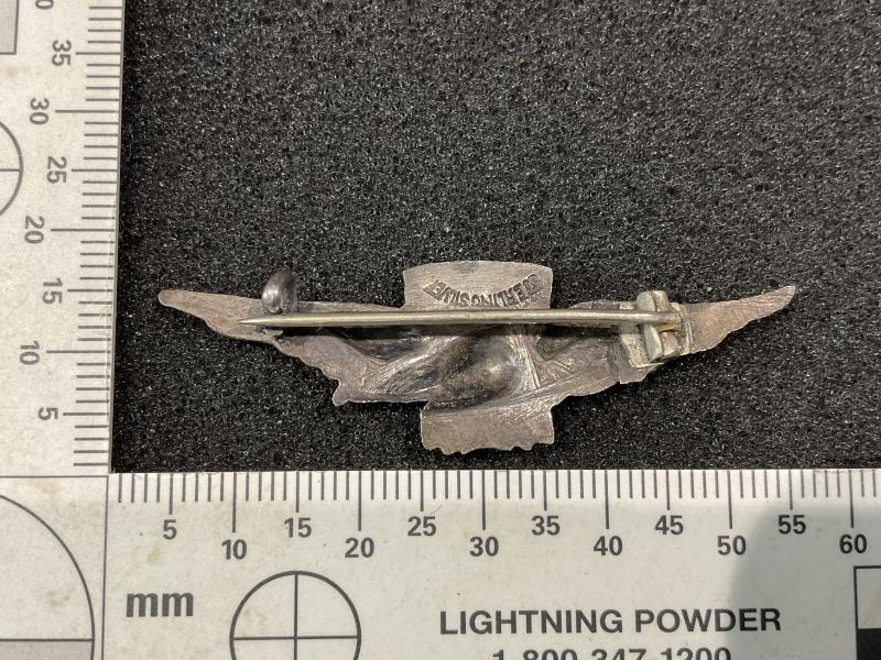 WW1 R.N.A.S silver & enamel sterling sweetheart