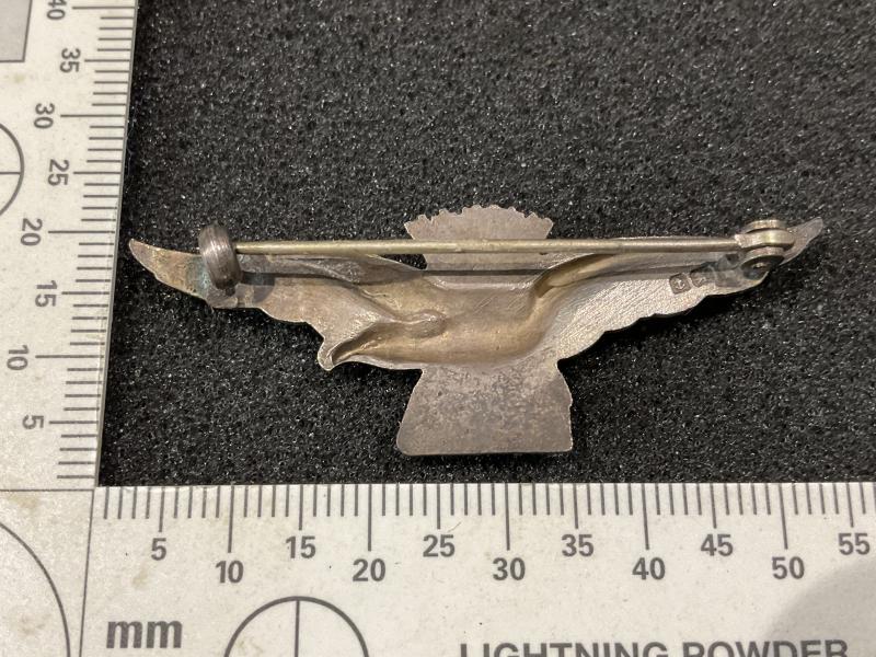 WW1 R.N.A.S solid silver sweetheart brooch