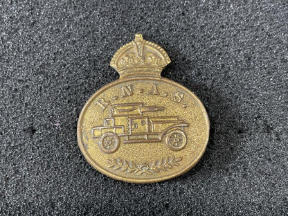Gradia Militaria -  WW1 R.N.A.S Armoured Car section gilt sweetheart