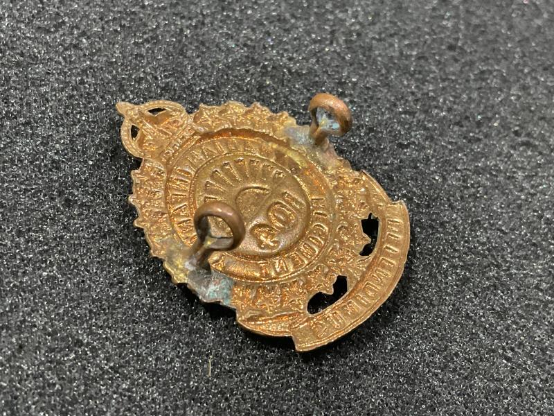 Pre WW1 104th Canadian Infantry Regiment cap/collar