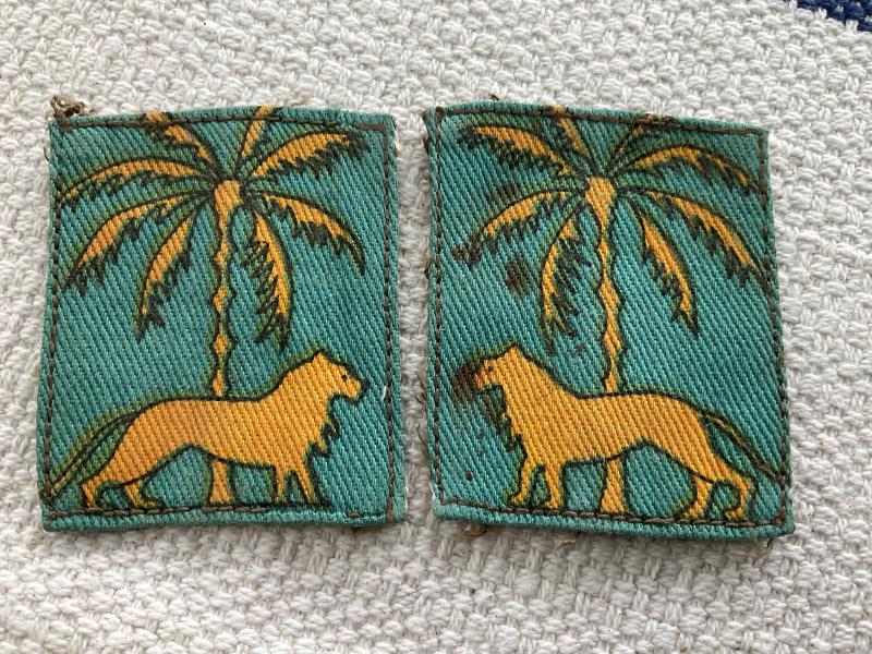 Gradia Militaria -  Singapore District printed cloth formation signs