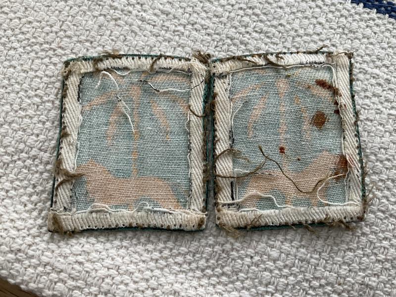 Singapore District printed cloth formation signs