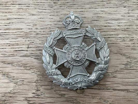 Gradia Militaria -  8th City of London Btn (Post Office Rifles) cap badge