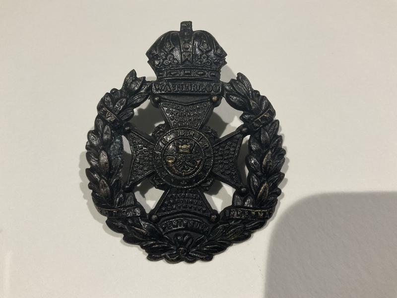 Gradia Militaria -  Rifle Brigade Victorian ORs cap badge circa 1869-90